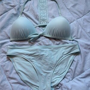 Aerie Soft Blue Bikini Top